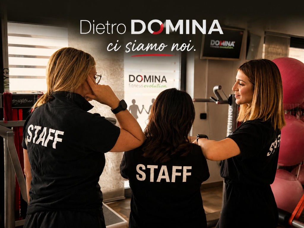 Dietro DOMINA ci siamo noi - Staff DOMINA Fitness Donna Massafra